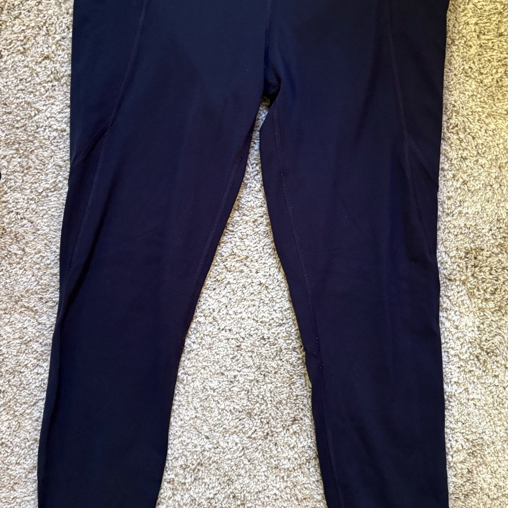 Athleta Girl Stash Your Treasures Tights - Navy, Size XXL/16, Like New